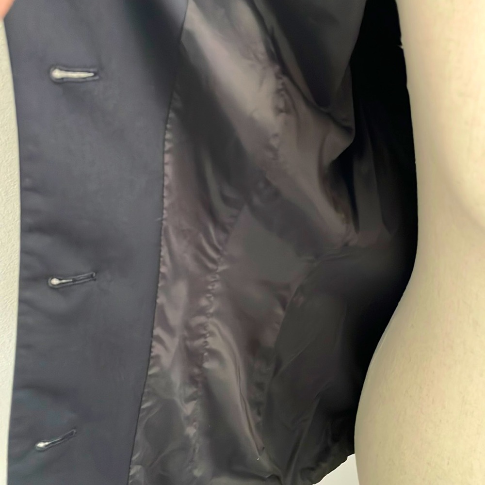 Valentino Miss V Black Pantsuit Size 8 Vintage Valentino - Picture 9 of 16